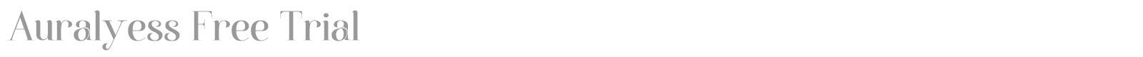 Auralyess font preview